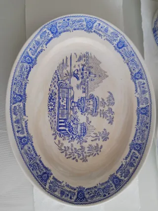 Sopera y 2 ensaladeras de Vargas Segovia