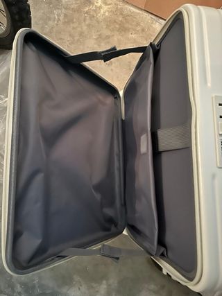 Maleta de viaje para portátil blanca