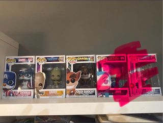 Funko Pop! Marvel, Guardians, Crash, Jinx, Turret