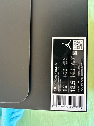 Jordan 4 Lakers Morado Gris