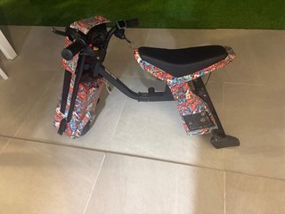 Moto Eléctrica Scooter Diseño Graffiti