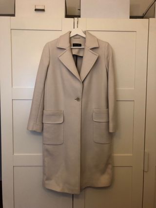 Abrigo Massimo Dutti Beige Talla M