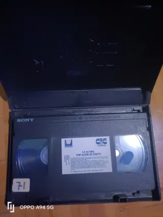 Película VHS La Última Tentación de Cristo