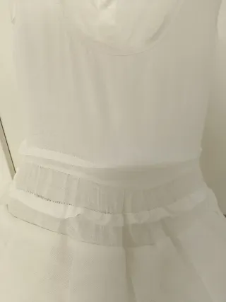 Cancán Fallera Blanco para niña
