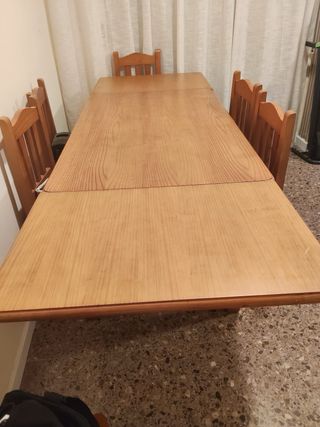 Tavolo da pranzo estensibile in legno massello