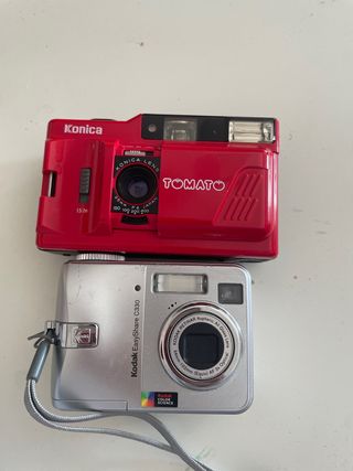 Lote 2 Fotocamere: Konica Tomato e Kodak C330