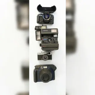 Lote Cámaras Retro Fujifilm, Olympus, Polaroid