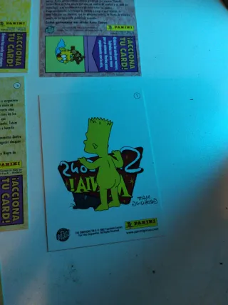 Cromos Panini Simpsons