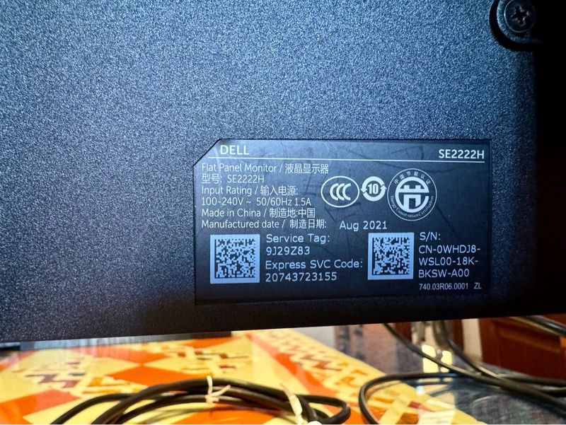Monitor Dell SE2222H afbeelding 6