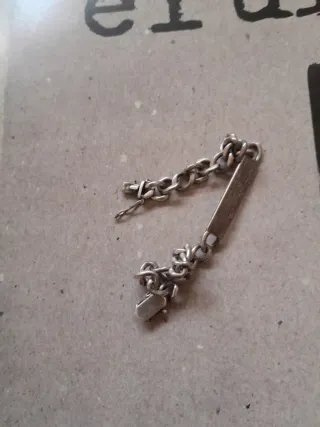 Pulsera Plata 925 con Plata Grabada 35g medio