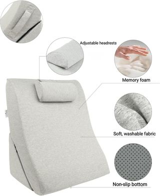 Almohada viscoelastica ergonómica lectura 50x60cm