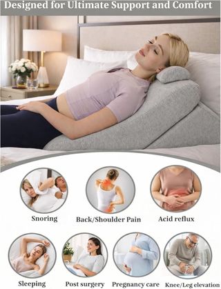 Almohada viscoelastica ergonómica lectura 50x60cm