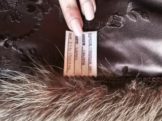 Abrigo Piel Marmota Marrón