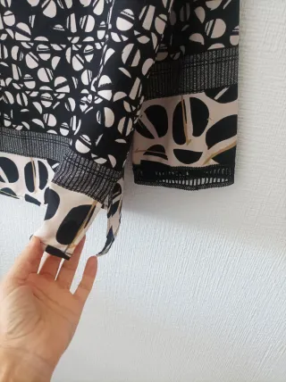 Blusa mujer estampada manga larga