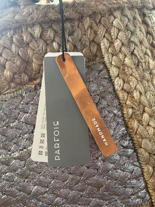 Bolso Parfois beige y plateado nuevo con etiqueta