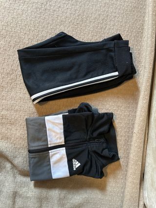 Chándal Adidas Negro/Gris Talla 7