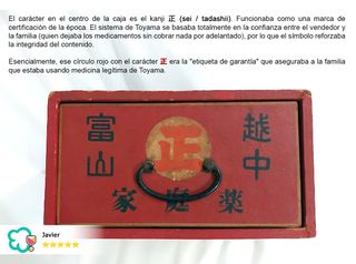 Antiguo Botiquín Japonés