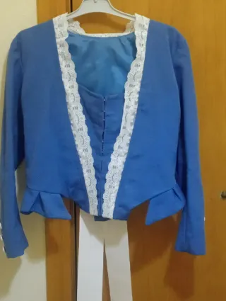 Corpiño Fallera Azul Talla 42-44