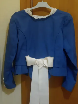 Corpiño Fallera Azul Talla 42-44