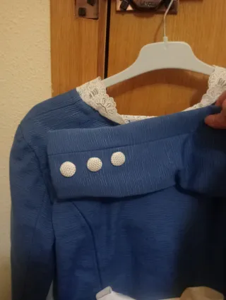 Corpiño Fallera Azul Talla 42-44