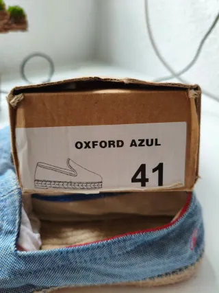 El Ganso Oxford Azul Talla 41