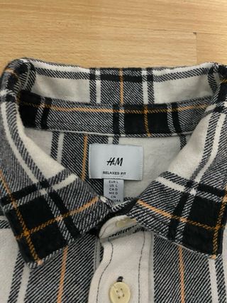 Camisa H&M Cuadros Talla XL