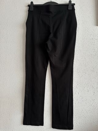 2 Pantalones Punto Roma Negro y azul