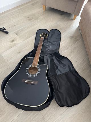 Guitarra Acústica Negra