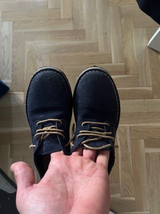 Zapatos niño vestir azul T37