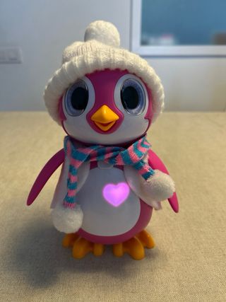 Pingüino Juguete Interactivo Rosa