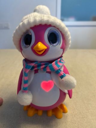 Pingüino Juguete Interactivo Rosa