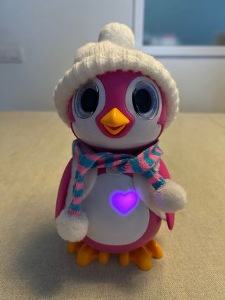 Pingüino Juguete Interactivo Rosa
