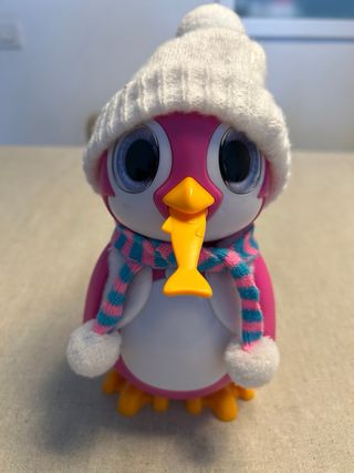 Pingüino Juguete Interactivo Rosa
