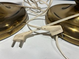 Pareja Lámparas Mesa Estiluz Doradas