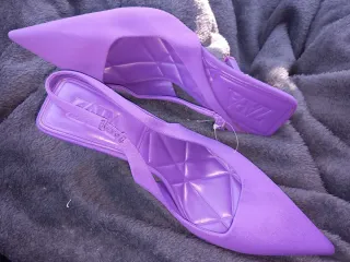 Zapatos Zara Morados Talla 38