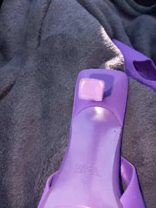 Zapatos Zara Morados Talla 38