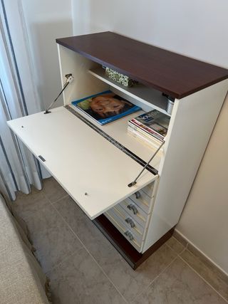 Conjunto Armarios Vintage Madera y Metal