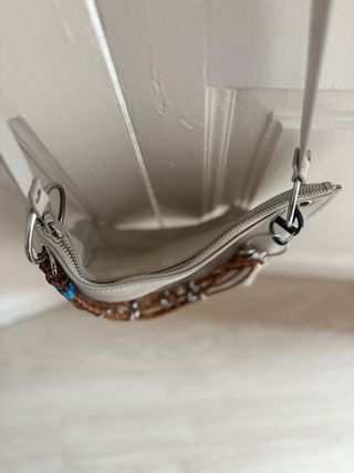 Bolso Bimba y Lola Piel Blanco Multicolor