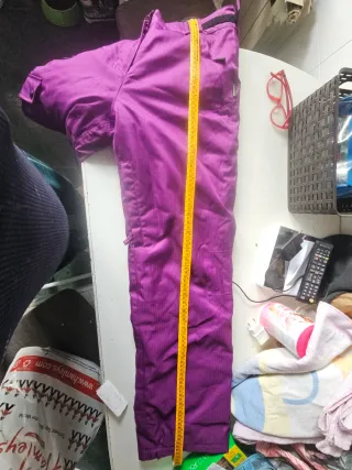 Pantalón de esquí morado
