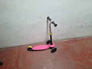 Patinete 3 ruedas niña rosa