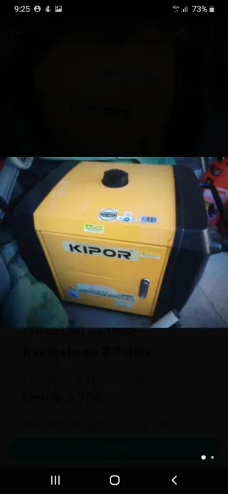 Generador Kipor IG6000 Inverter Gasolina