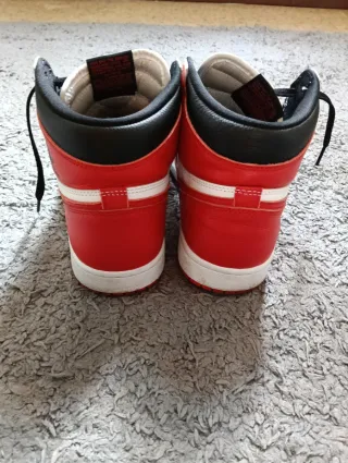 Nike Jordan 1 High OG Scarpe Rosse Bianche