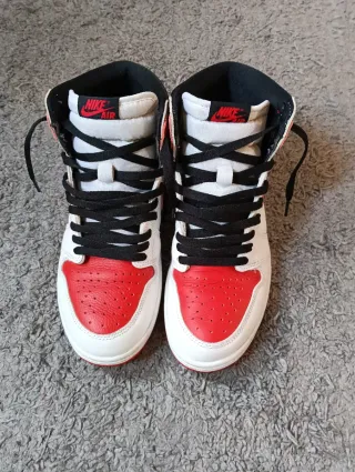 Nike Jordan 1 High OG Scarpe Rosse Bianche