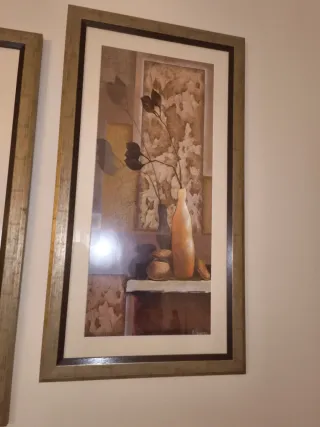 Pareja de cuadros decorativos