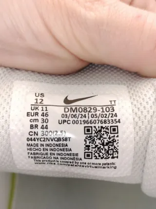 Zapatillas Nike Talla 46 Naranja y Blanco