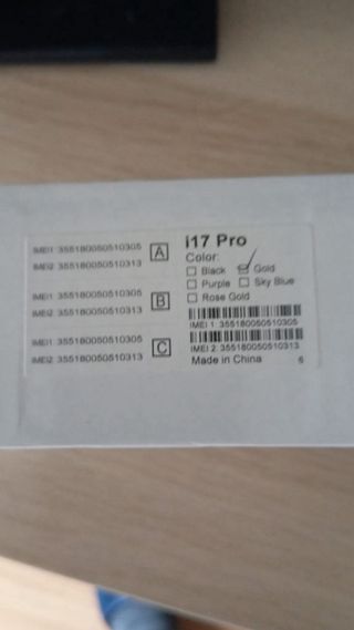 Telemóvel Dobrável I17 Pro Dourado/Prateado