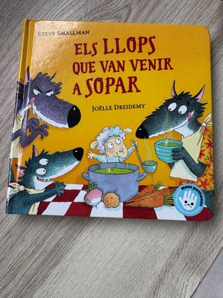 Libro “Els llops que van venir a sopar”