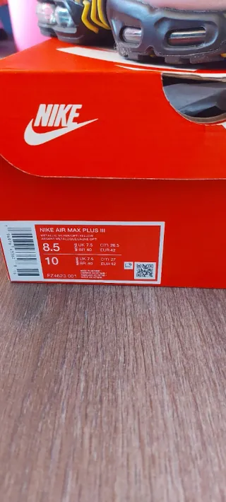 Zapatillas Nike Air Max Plus III Plata/Amarillo