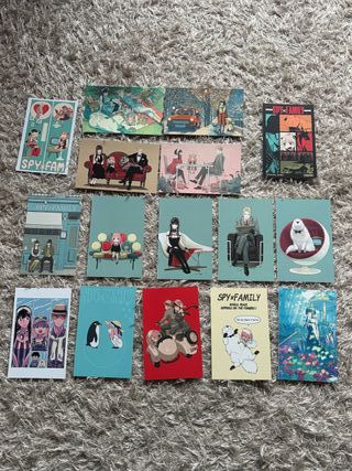 Set di cartoline e shikishi di Spy x Family