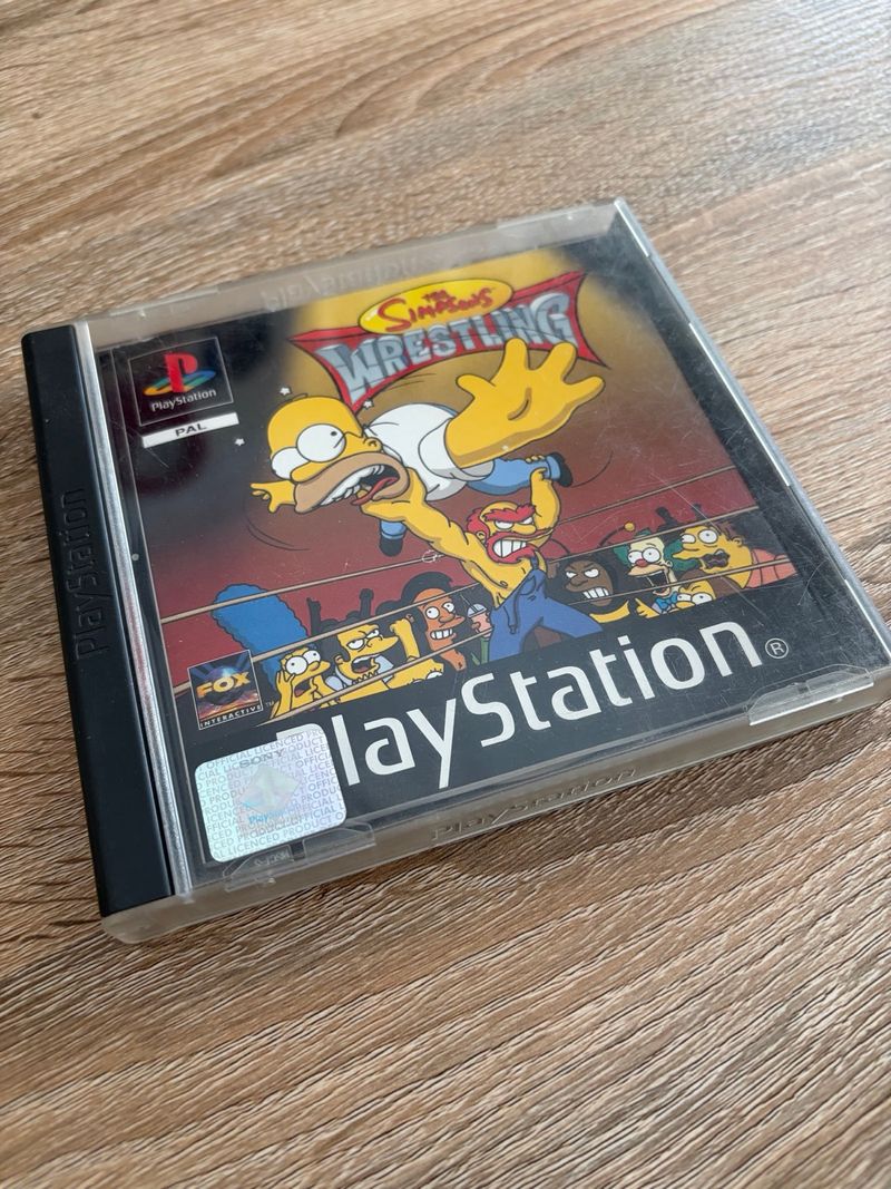 The Simpsons Wrestling PS1 PAL